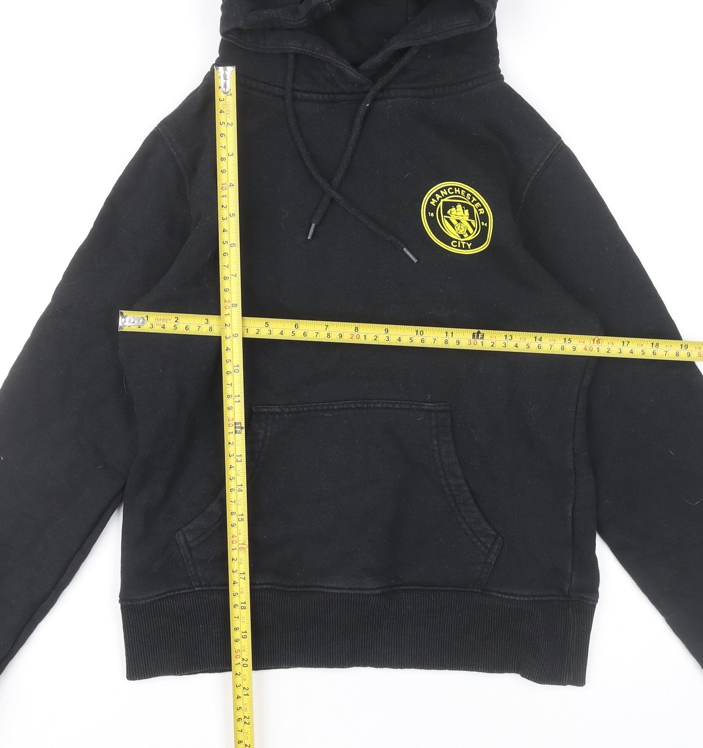 Fanatics Boys Black Manchester City Pullover Hoodie Size 10 Years