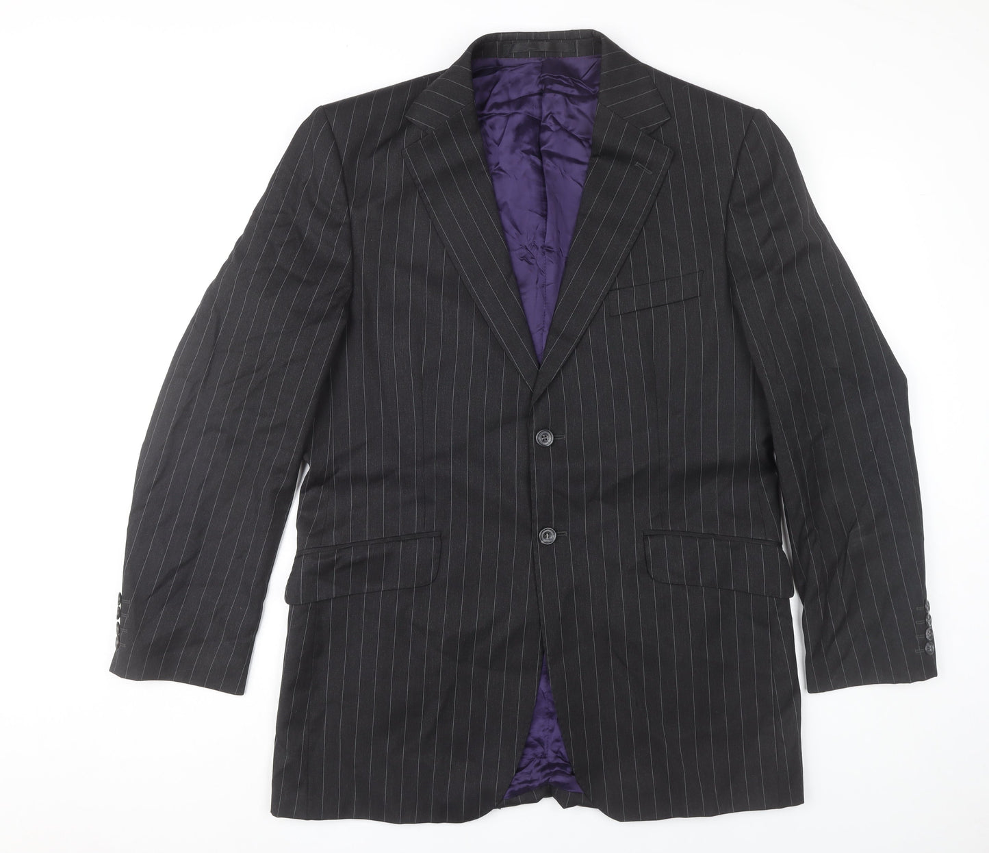 Mens UK Size 40 Marks and Spencer Regular Black Suit Jacket