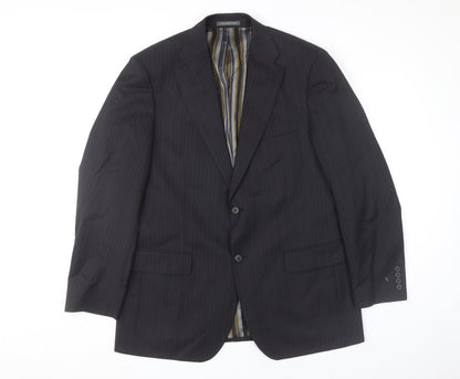Mens UK Size 42 Greenwoods Elite Regular Black Suit Jacket