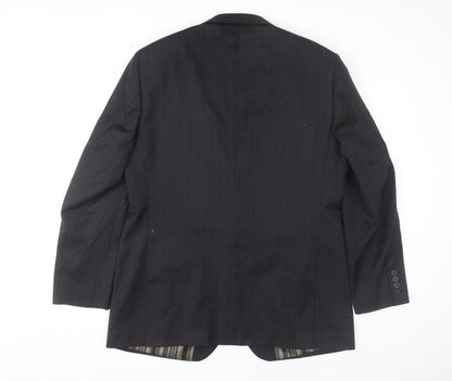 Mens UK Size 42 Greenwoods Elite Regular Black Suit Jacket