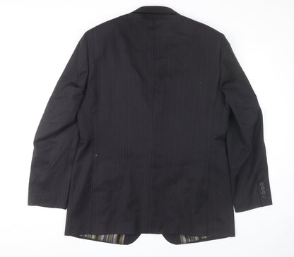 Mens UK Size 42 Greenwoods Elite Regular Black Suit Jacket