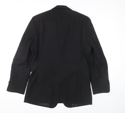 Mens UK Size 38 Burton Regular Black Suit Jacket