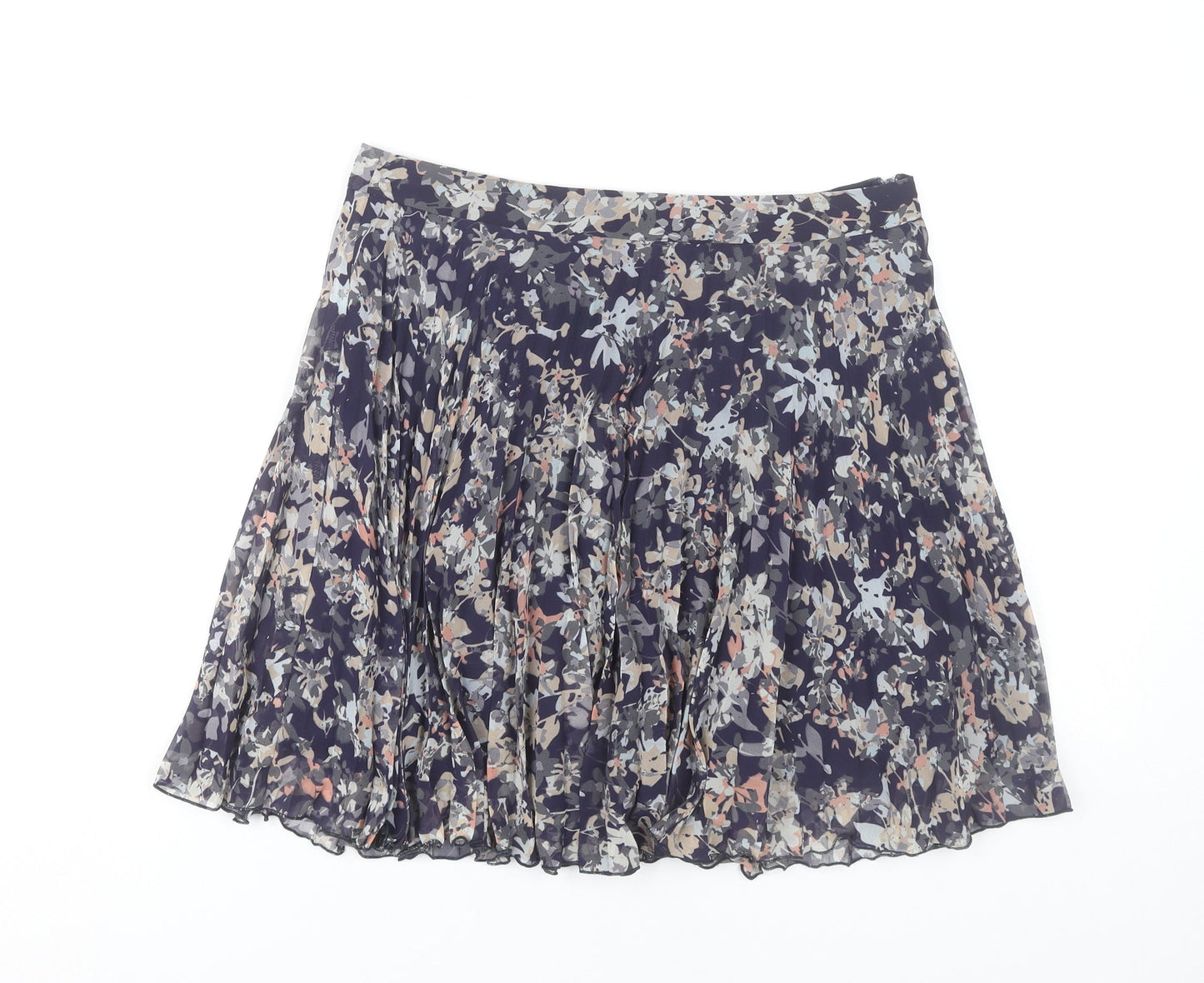 Next Women’s Multicoloured Pleated Floral Skirt Size 8