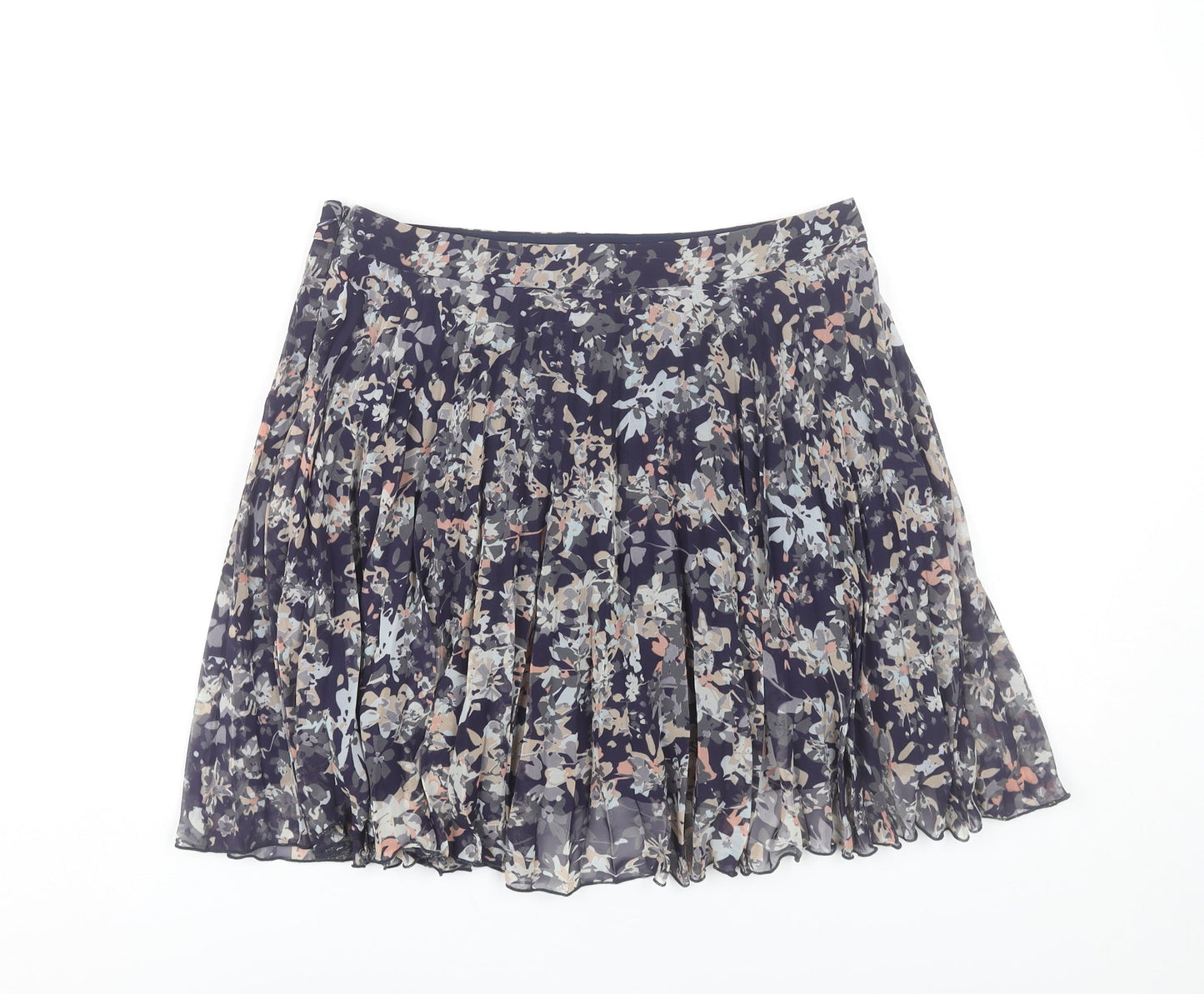 Next Women’s Multicoloured Pleated Floral Skirt Size 8