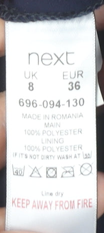 Next Women’s Multicoloured Pleated Floral Skirt Size 8