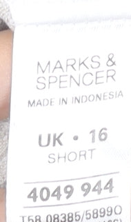 Womens UK Size 16 Marks and Spencer Regular Fit CasualBusinessWorkwearTravel Ivo