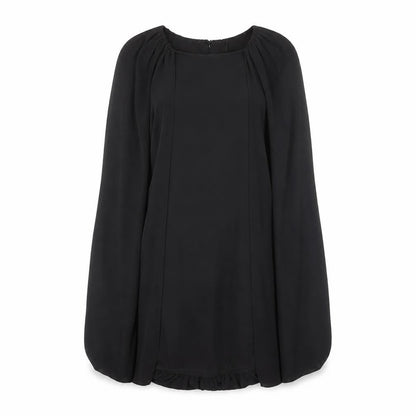 Zara Women Black Shift Dress Size 8 Short Sleeve Classic Style