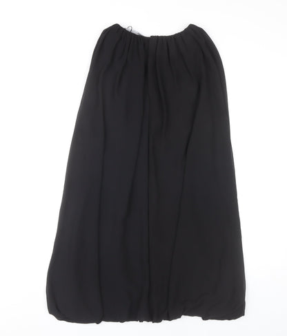 Zara Women Black Shift Dress Size 8 Short Sleeve Classic Style