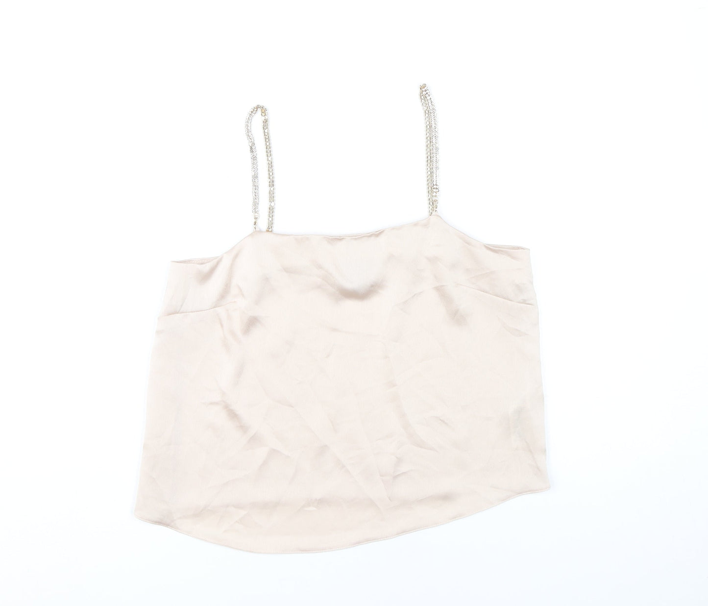 Womens UK Size 6 ASOS Beige Camisole Tank