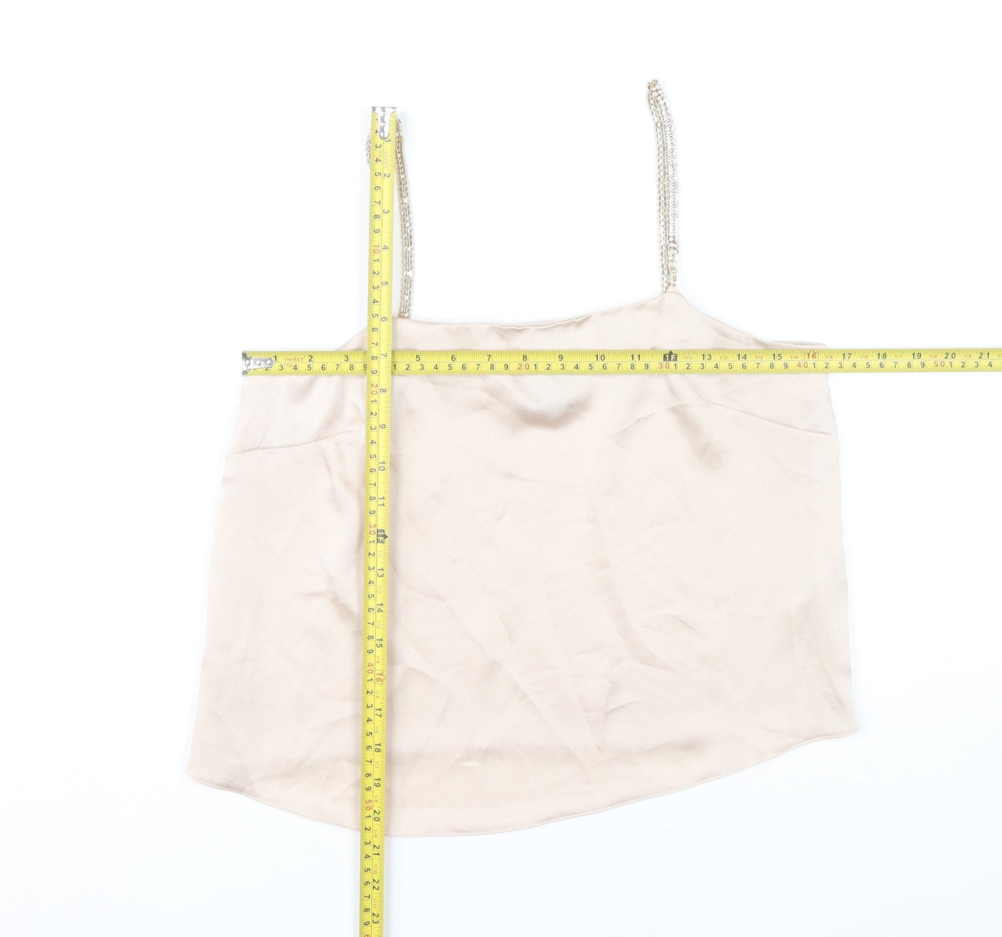 Womens UK Size 6 ASOS Beige Camisole Tank