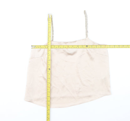 Womens UK Size 6 ASOS Beige Camisole Tank