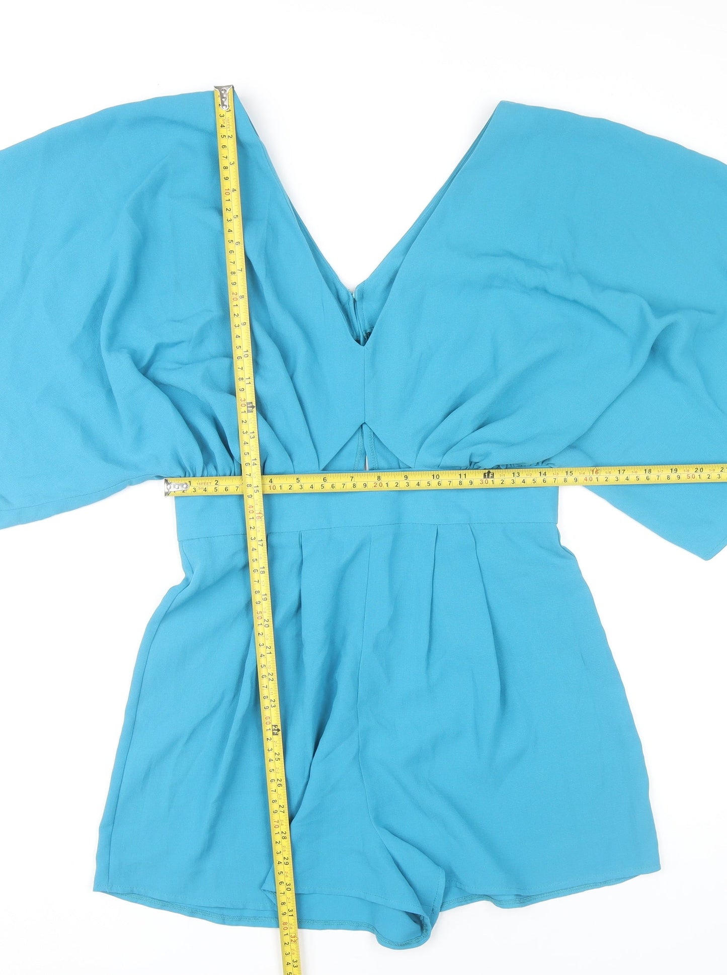 Womens UK Size 12 ASOS One-Piece Blue Playsuit