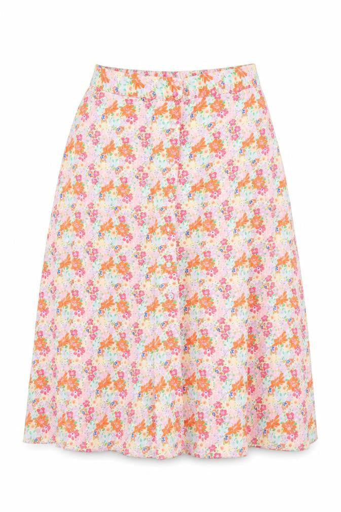 Womens UK Size M Pieces A-Line Jersey Skirt