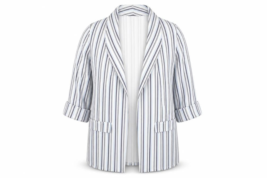 Womens UK Size 14 Quiz White Basic Jacket