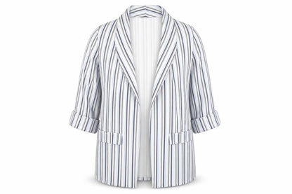 Womens UK Size 14 Quiz White Basic Jacket