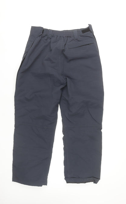 Traveler Mens Blue Cargo Trousers Size M Winter Workwear