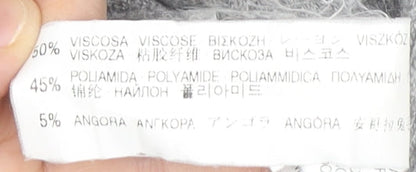 Zara Man Grey V-Neck Jumper Pullover Knit Men’s M Long Sleeve