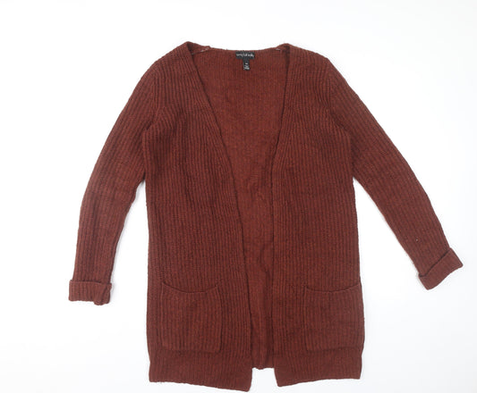 Long Tall Sally Women’s Brown Chunky Knit Cardigan XS