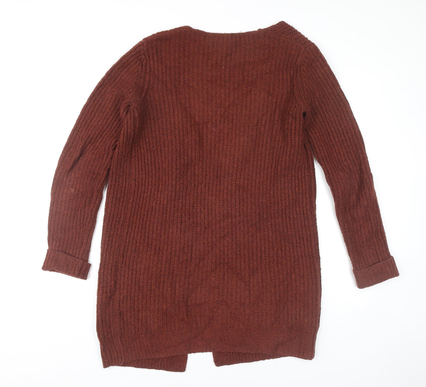 Long Tall Sally Women’s Brown Chunky Knit Cardigan XS