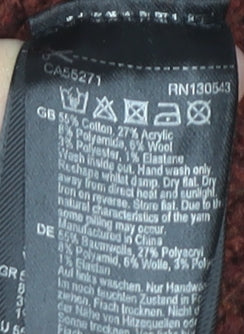 Long Tall Sally Women’s Brown Chunky Knit Cardigan XS