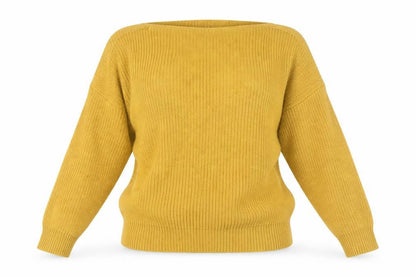 Womens UK Size 6 Topshop Yellow Pullover Jumper