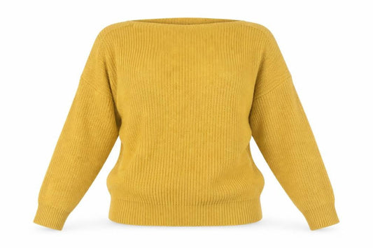 Womens UK Size 6 Topshop Yellow Pullover Jumper