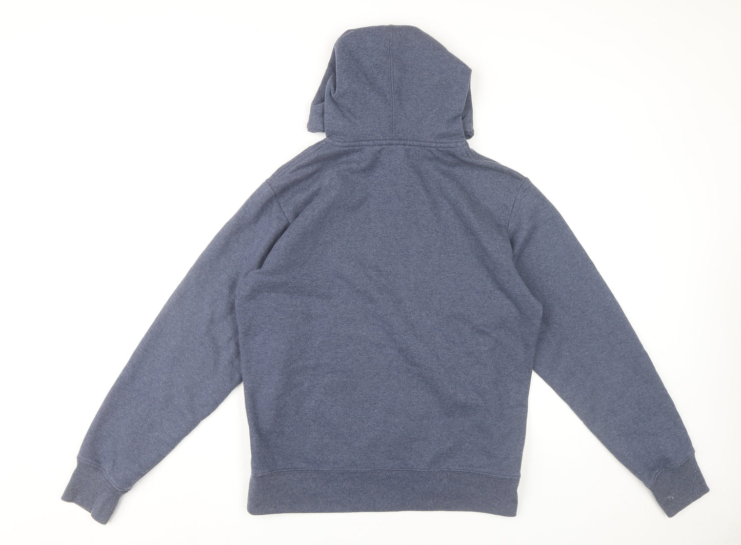 The North Face Mens Blue Pullover Hoodie Small Graphic Logo