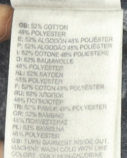 The North Face Mens Blue Pullover Hoodie Small Graphic Logo