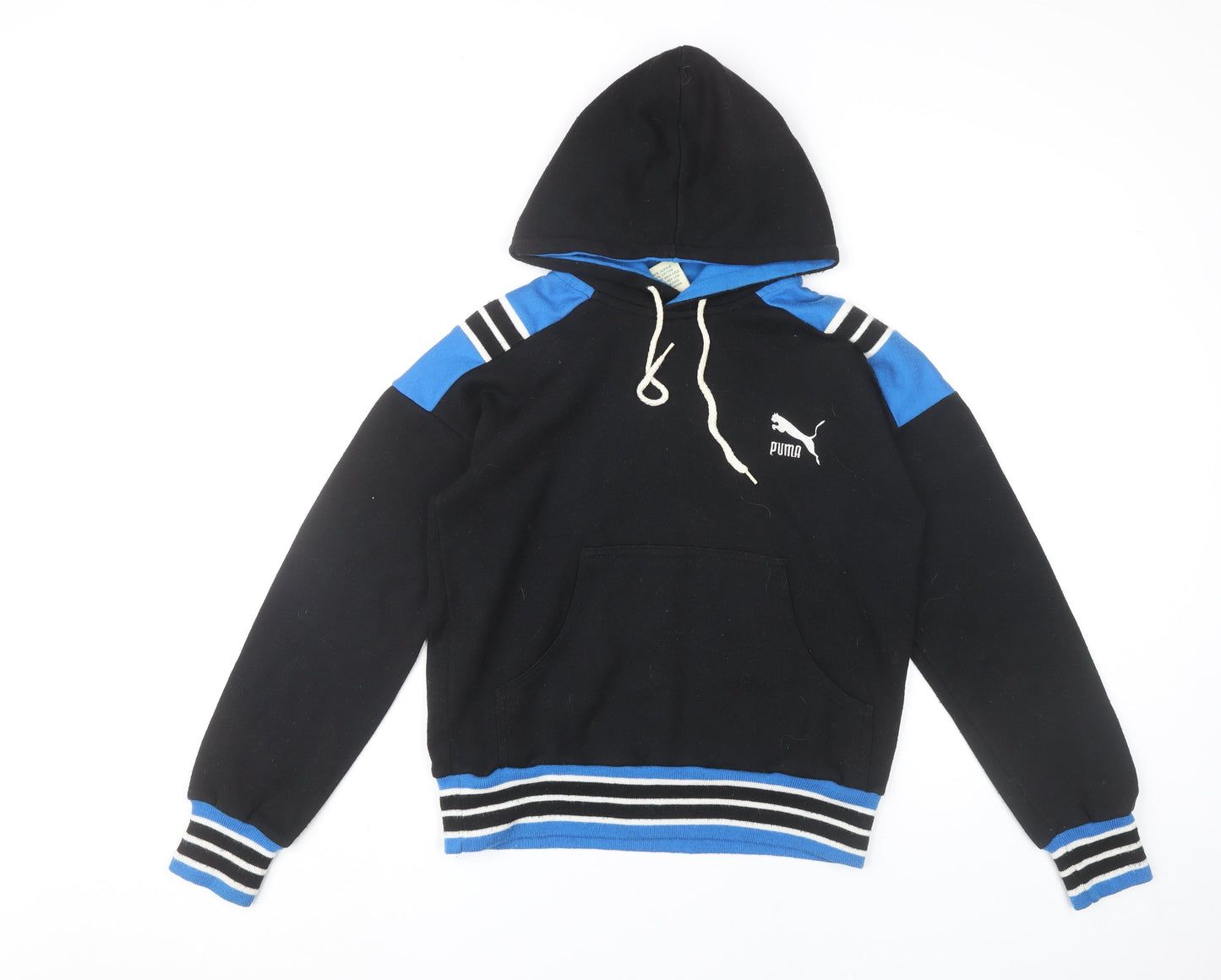 Unisex Adults UK Size S PUMA Black Pullover Hoodie