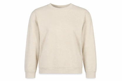 Front view of Nobody's Child Women's Beige Sweatshirt, size S, Crew Neck Pullover