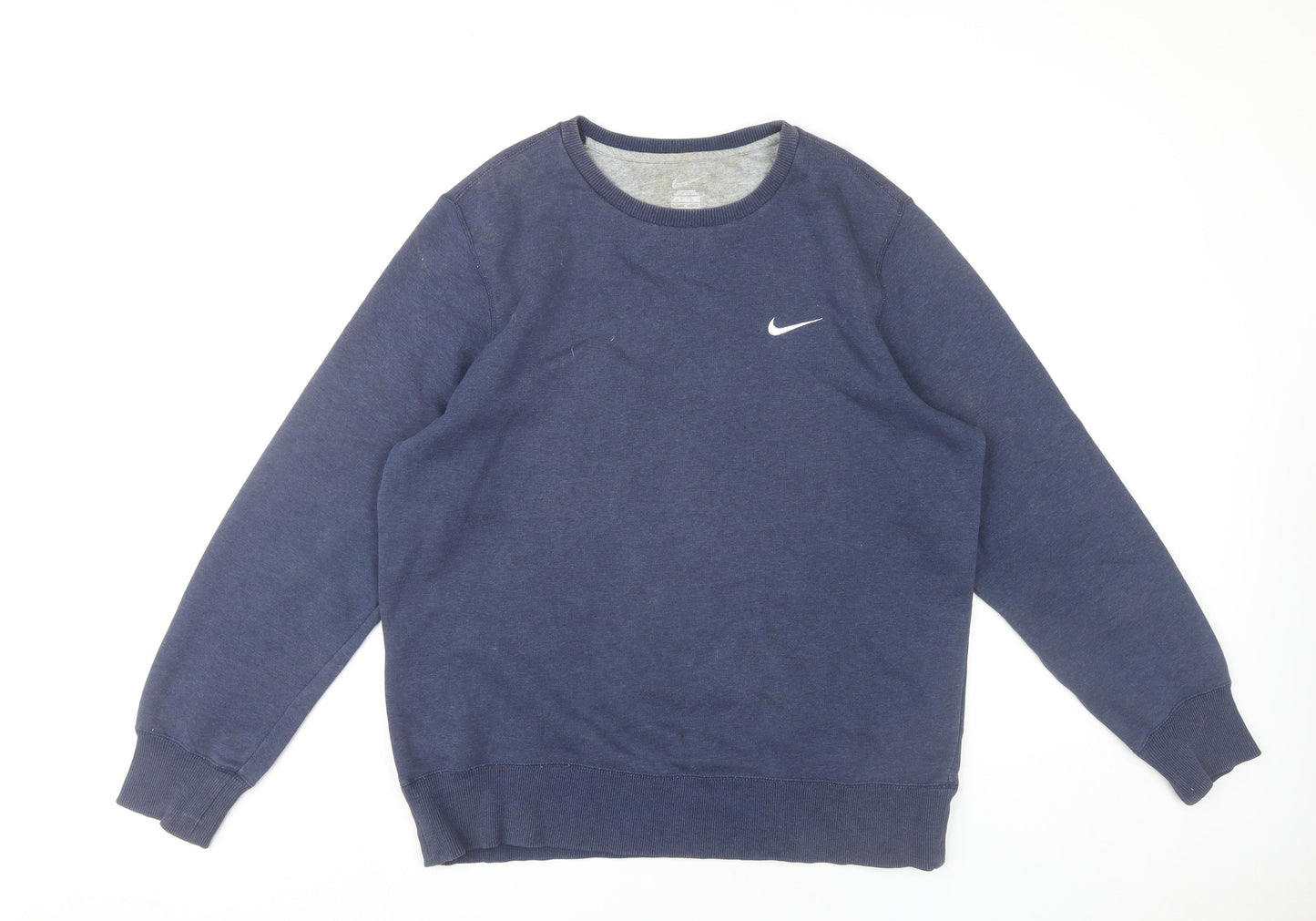 Mens UK Size L Nike Blue Pullover Sweatshirt