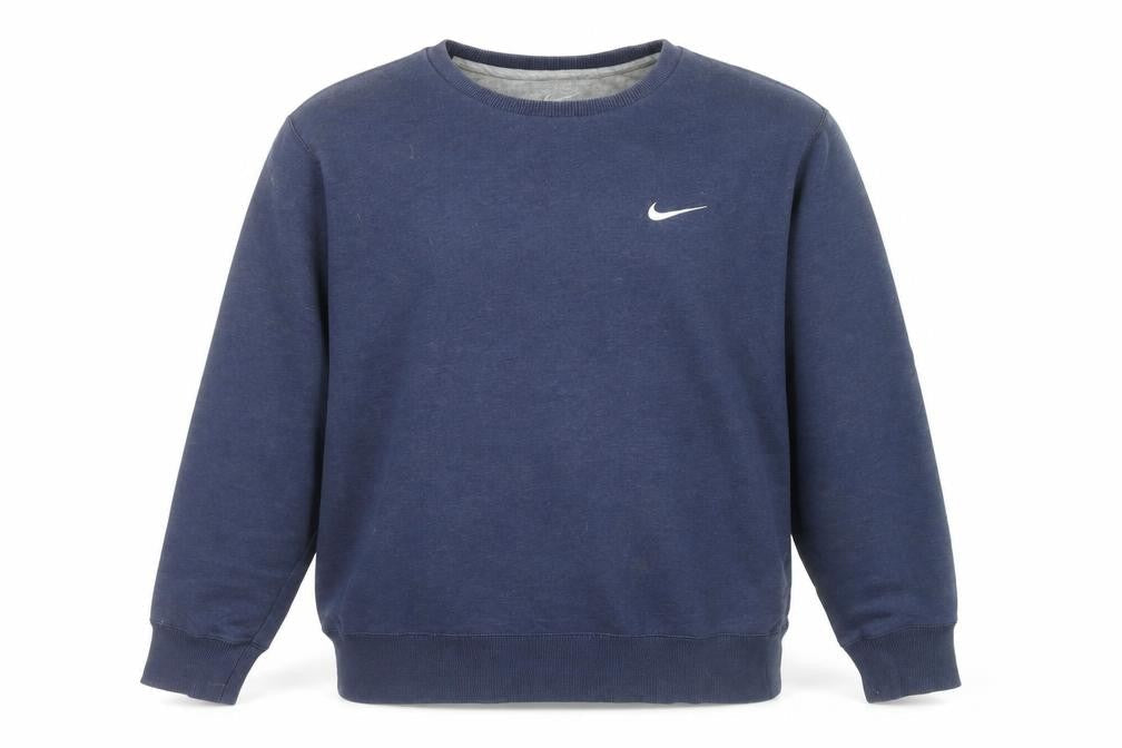 Mens UK Size L Nike Blue Pullover Sweatshirt