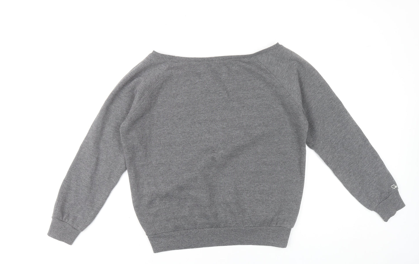 Toned by Ashy Bines Womens Grey Slouchy Sweatshirt M UK 12