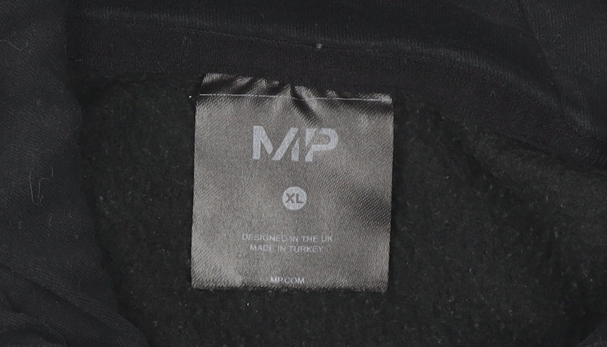 Mens UK Size XL MP Black Pullover Hoodie