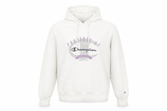 Womens UK Size M Champion White Pullover Hoodie