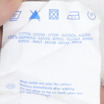 Champion Womens White Hoodie Size M Cotton Pullover Sweatshirt