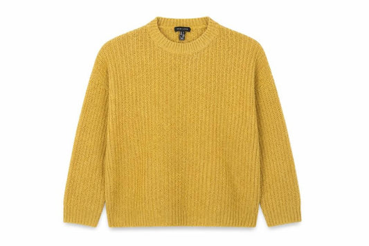 Womens UK Size S New Look Yellow Pullover Jumper