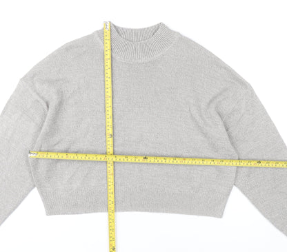 Womens UK Size 12 H&M Grey Pullover Jumper