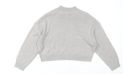 Womens UK Size 12 H&M Grey Pullover Jumper