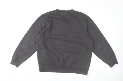 Mens UK Size L NICCE Grey Pullover Sweatshirt