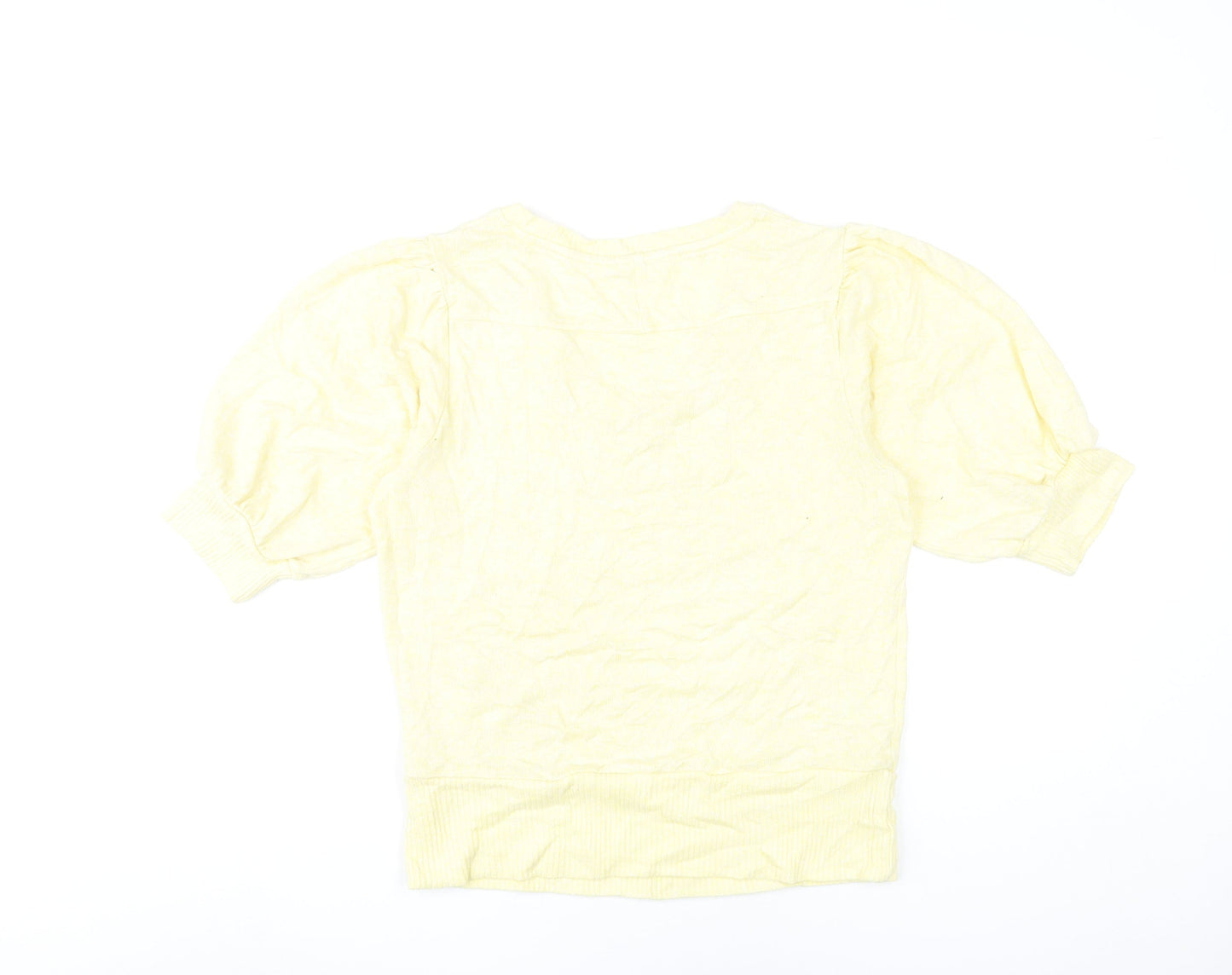Womens UK Size 12 NEXT Yellow Pullover Jumper