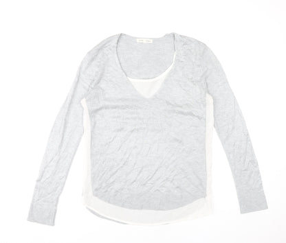 Womens UK Size S Retrology Grey Pullover Jumper