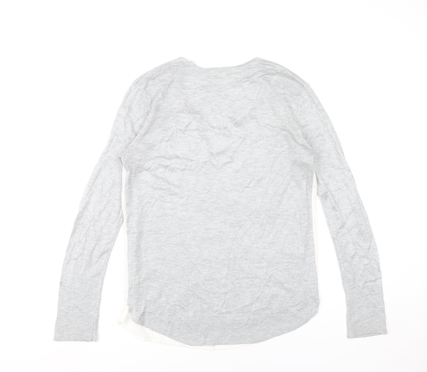 Womens UK Size S Retrology Grey Pullover Jumper