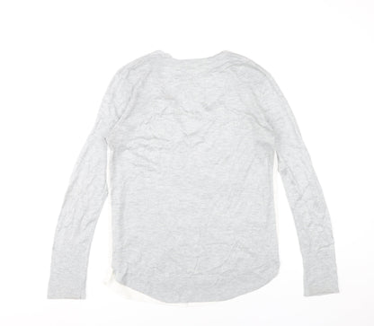 Womens UK Size S Retrology Grey Pullover Jumper