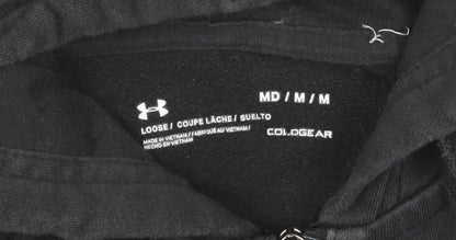 Under Armour Men’s Black Full Zip Hoodie M Relaxed Fit ColdGear