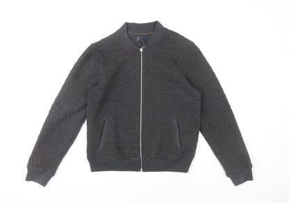Womens UK Size S Gap Grey Bomber Jacket