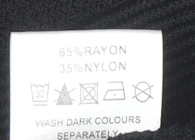 Missguided Women Black Size 6 High Neck Sleeveless Bodysuit