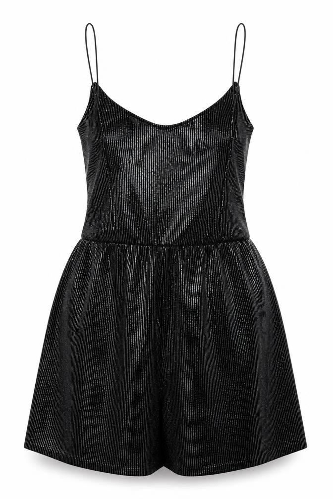 Womens UK Size S H&M One-Piece Black Playsuit