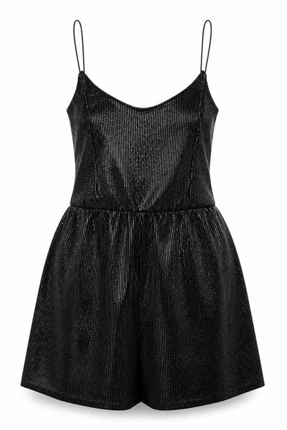 Womens UK Size S H&M One-Piece Black Playsuit