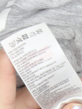 Womens UK Size XS Whistles Grey Basic T-Shirt